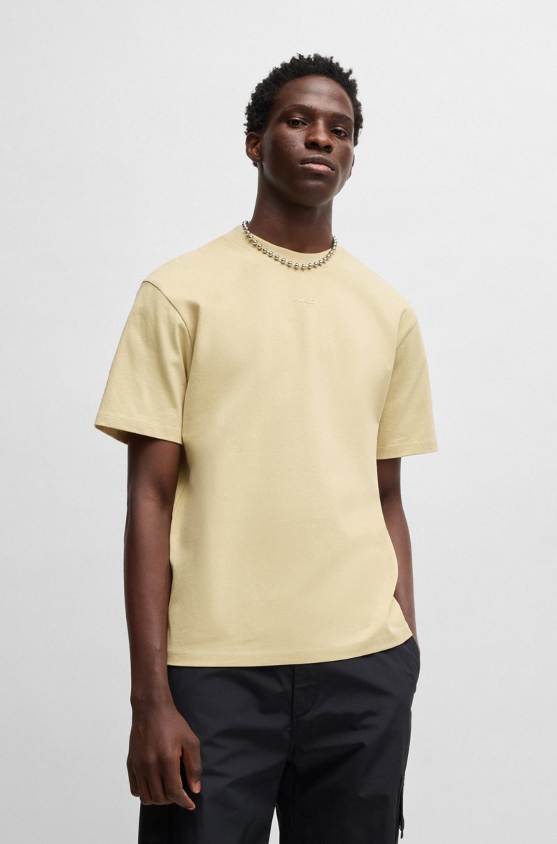 Hugo Boss Camiseta relaxed fit en algodón con logo estampado