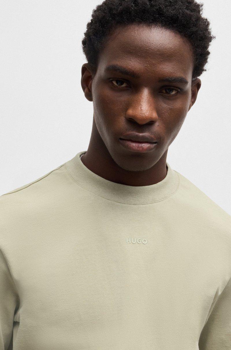 Hugo Boss Camiseta Relaxed Fit En Algodón Con Logo Estampado