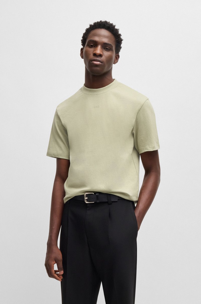 Hugo Boss Camiseta relaxed fit en algodón con logo estampado