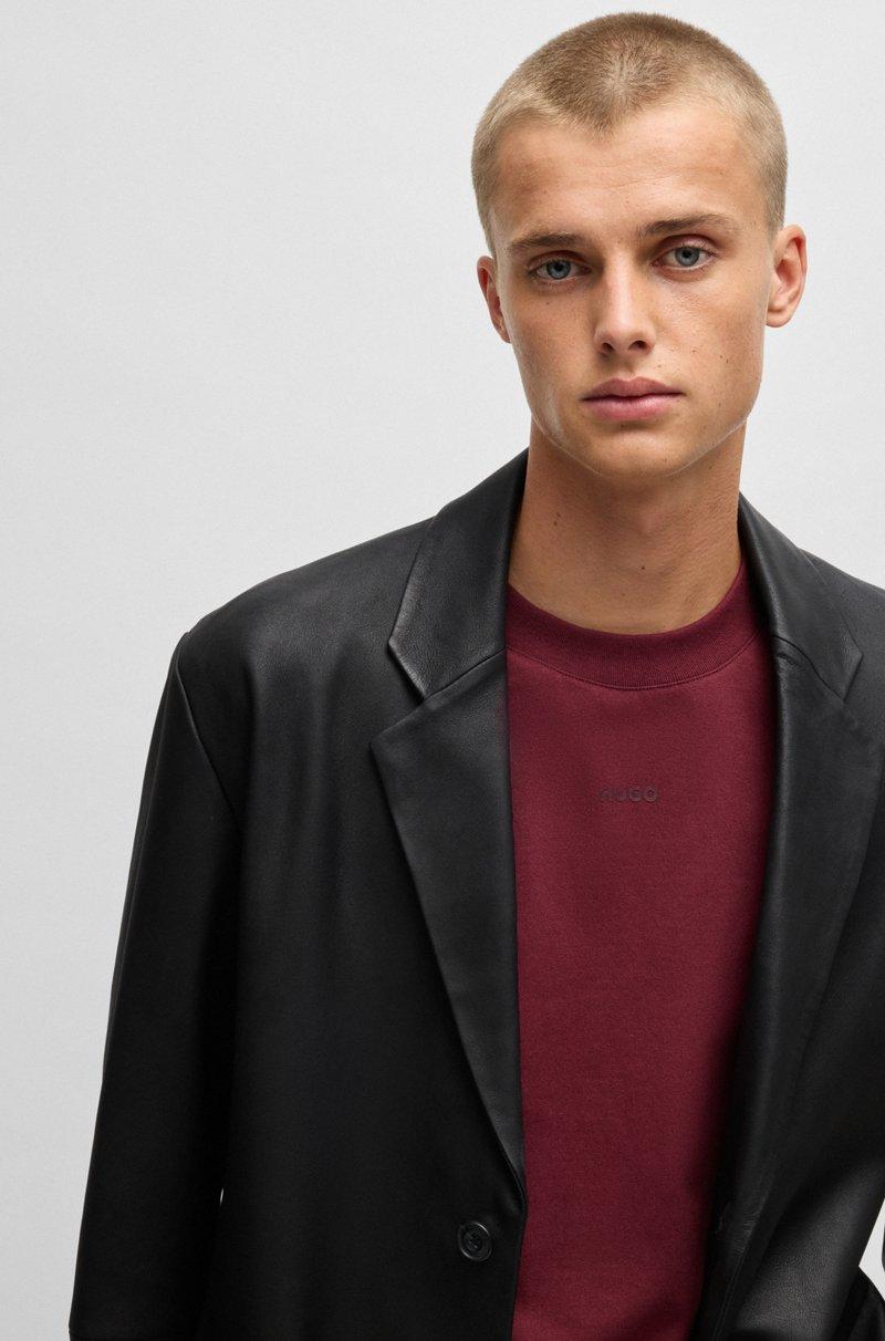 Hugo Boss Camiseta Relaxed Fit En Algodón Con Logo Estampado