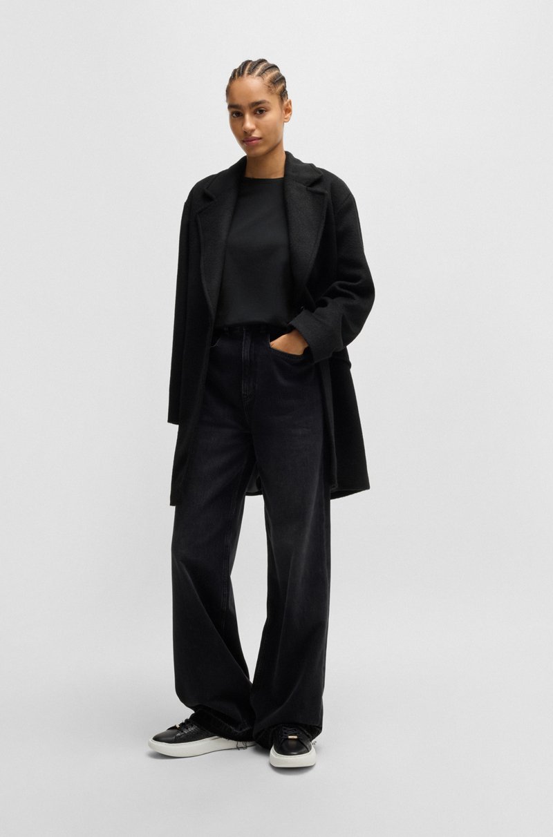 Hugo Boss Camiseta Slim Fit De Algodón Con Detalle De Logo