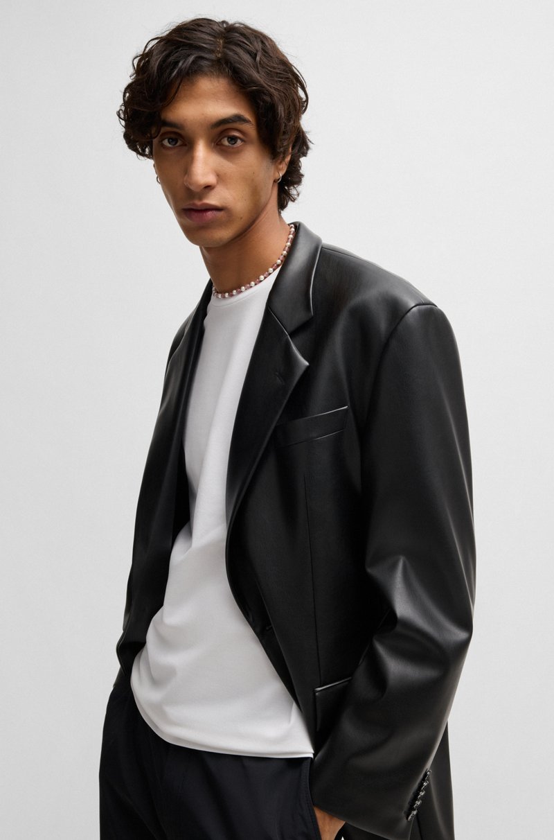 Hugo Boss Camiseta Slim Fit En Piqué De Algodón Elástico Mercerizado