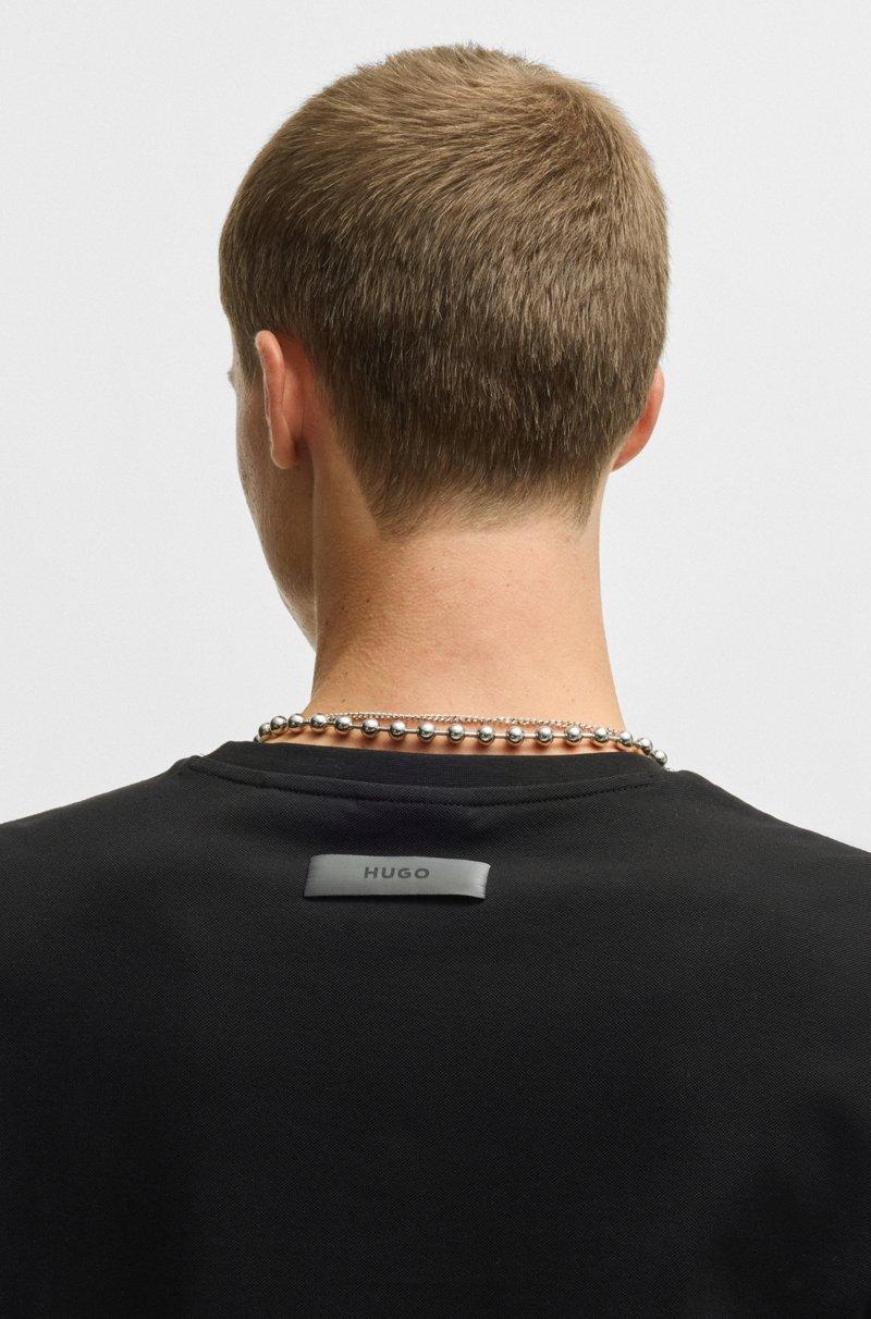 Hugo Boss Camiseta Slim Fit En Piqué De Algodón Elástico Mercerizado