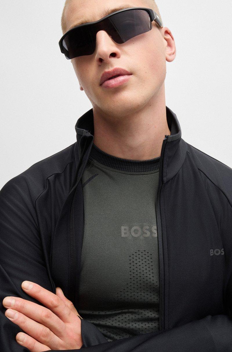 Hugo Boss Capa Base Sin Costuras Con Logo Estampado