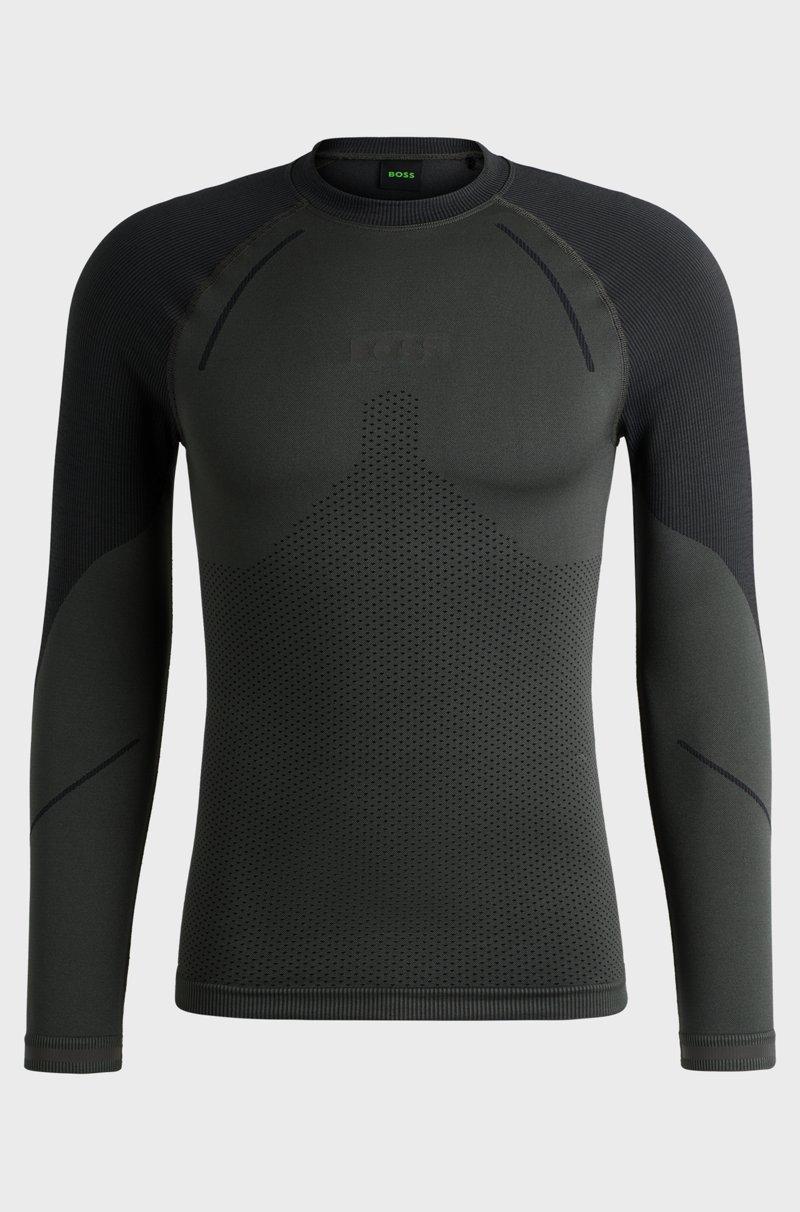 Hugo Boss Capa base sin costuras con logo estampado