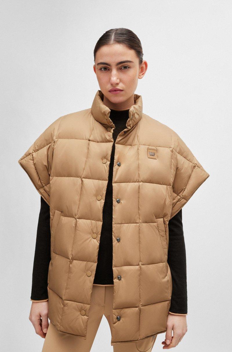 Hugo Boss Capa De Equitación De Plumón Con Bolsillos Con Forro Polar