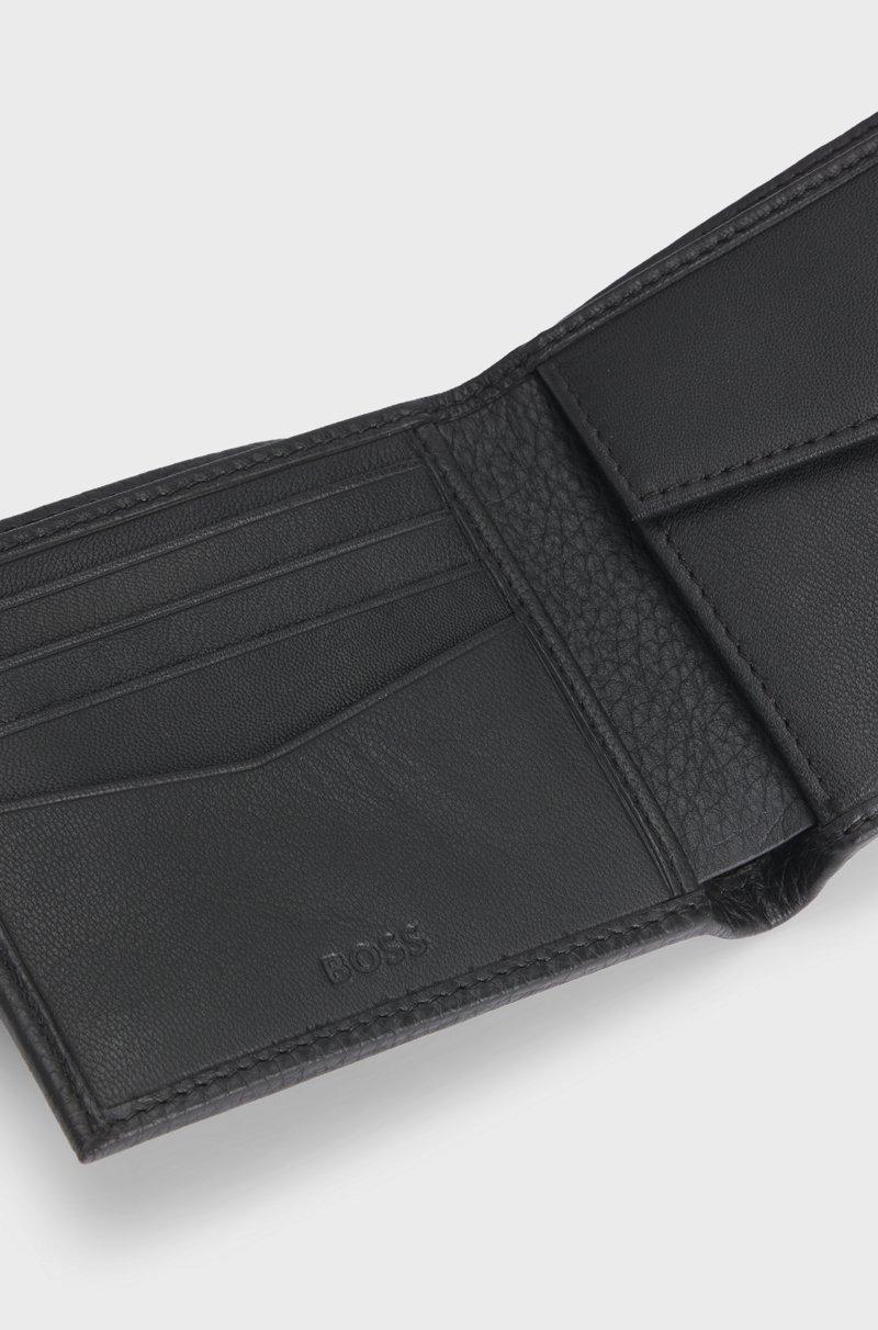 Hugo Boss Cartera De Piel Granulada Con Letras De Logo