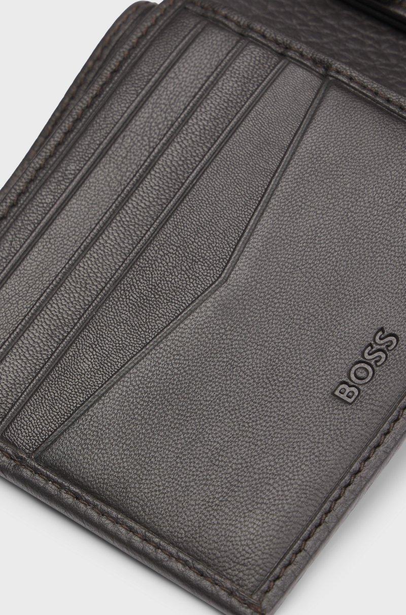 Hugo Boss Cartera De Piel Granulada Con Letras De Logo