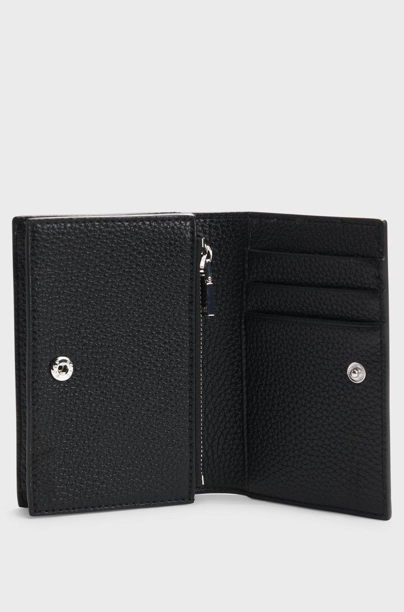 Hugo Boss Cartera Pequeña Granulada Con Monograma Double B