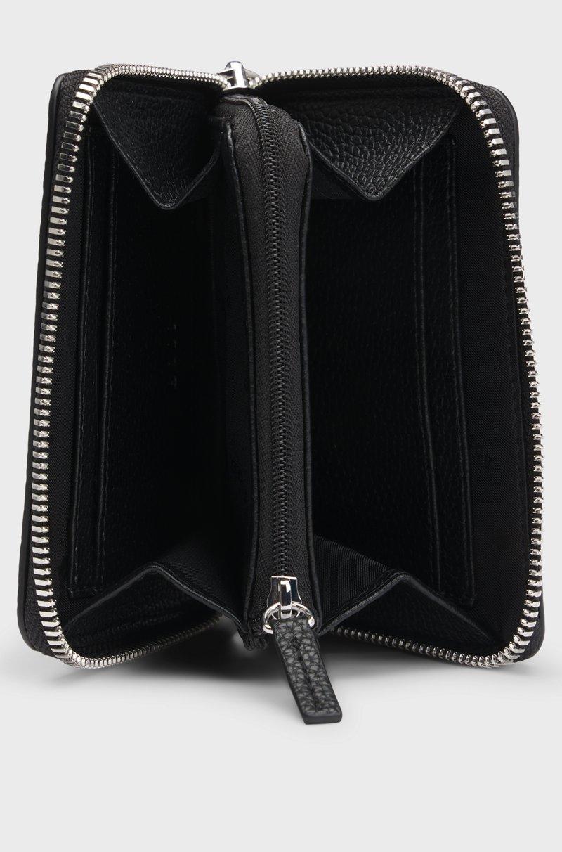 Hugo Boss Cartera Pequeña Granulada Con Monograma Double B