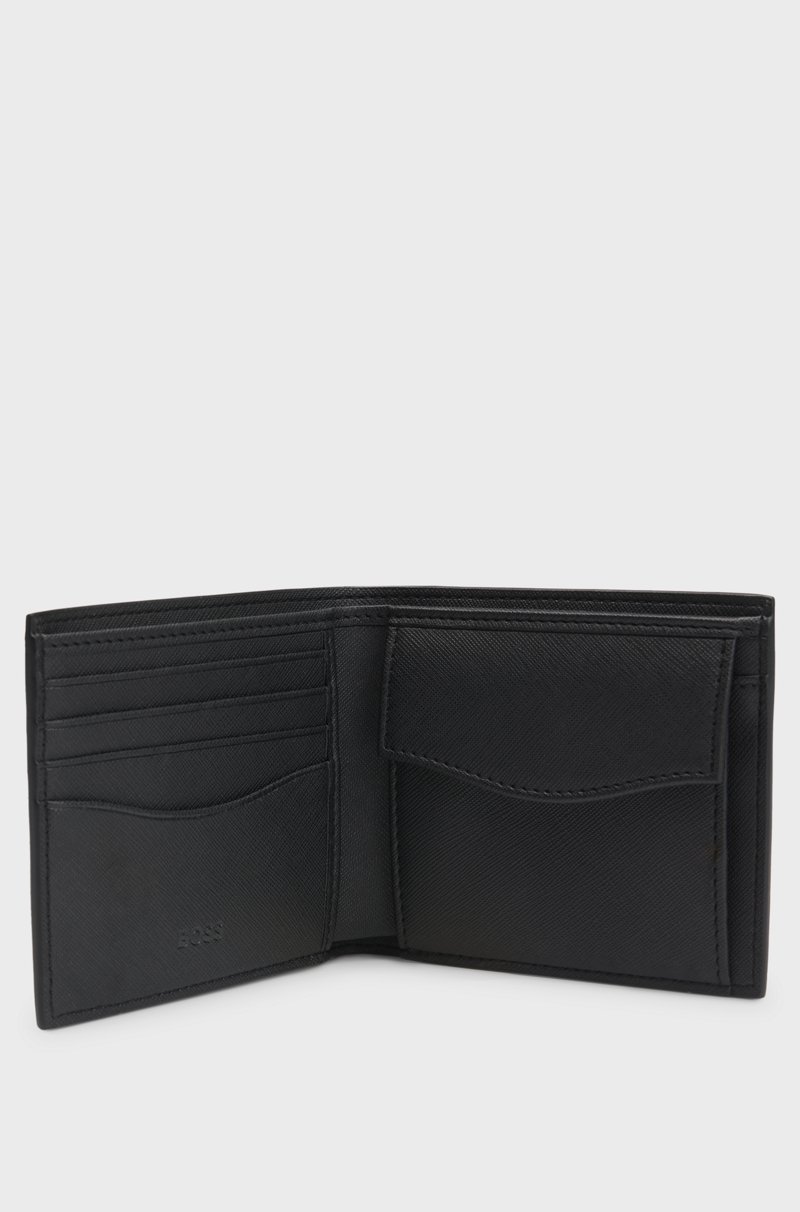 Hugo Boss Cartera Plegable Con Estructura Y Estampado De Monogramas