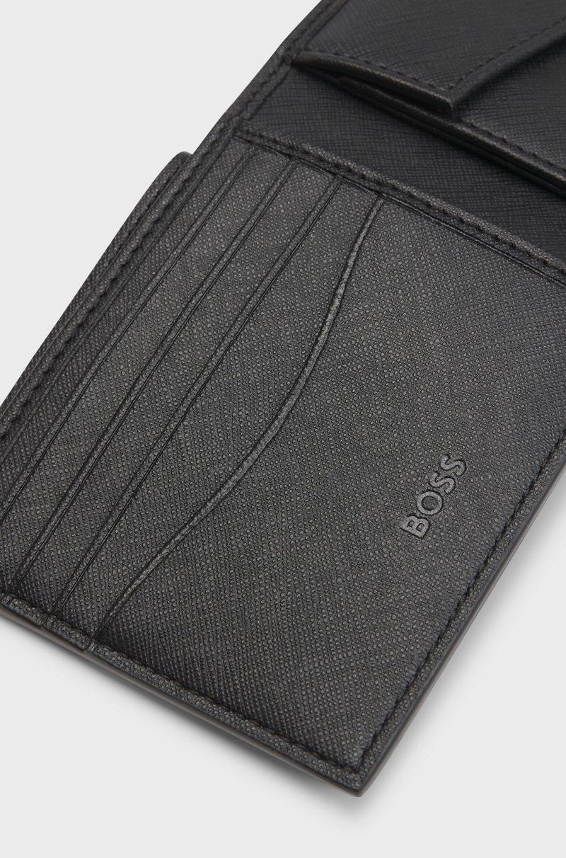 Hugo Boss Cartera Plegable Con Estructura Y Estampado De Monogramas