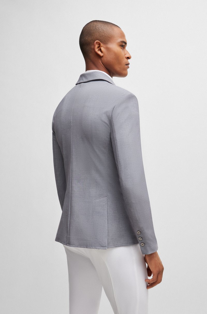 Hugo Boss Casaca De Exhibición Para Equitación Con Elástico Y Efecto Jaspeado