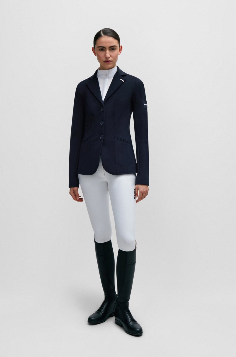 Hugo Boss Casaca De Exhibición Para Equitación Con Parche De Logo