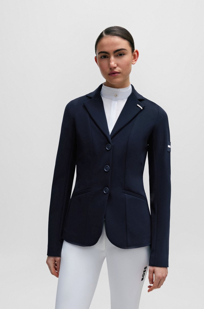 Hugo Boss Casaca de exhibición para equitación con parche de logo