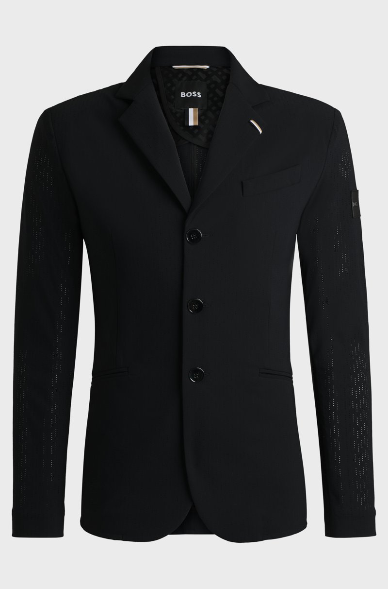 Hugo Boss Casaca De Exhibición Para Equitación En Material Perforado
