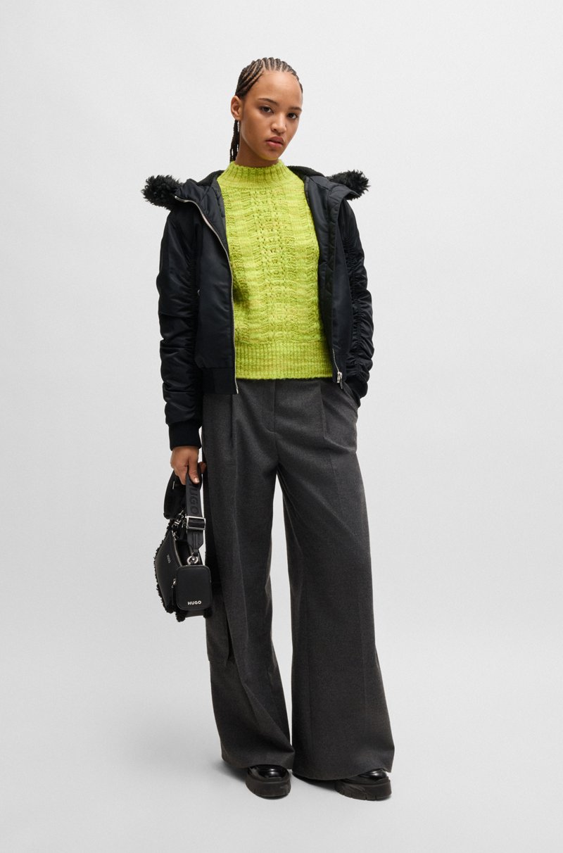 Hugo Boss Cazadora Bomber Repelente Al Agua Con Capucha Con Forro De Peluche Y Cremallera