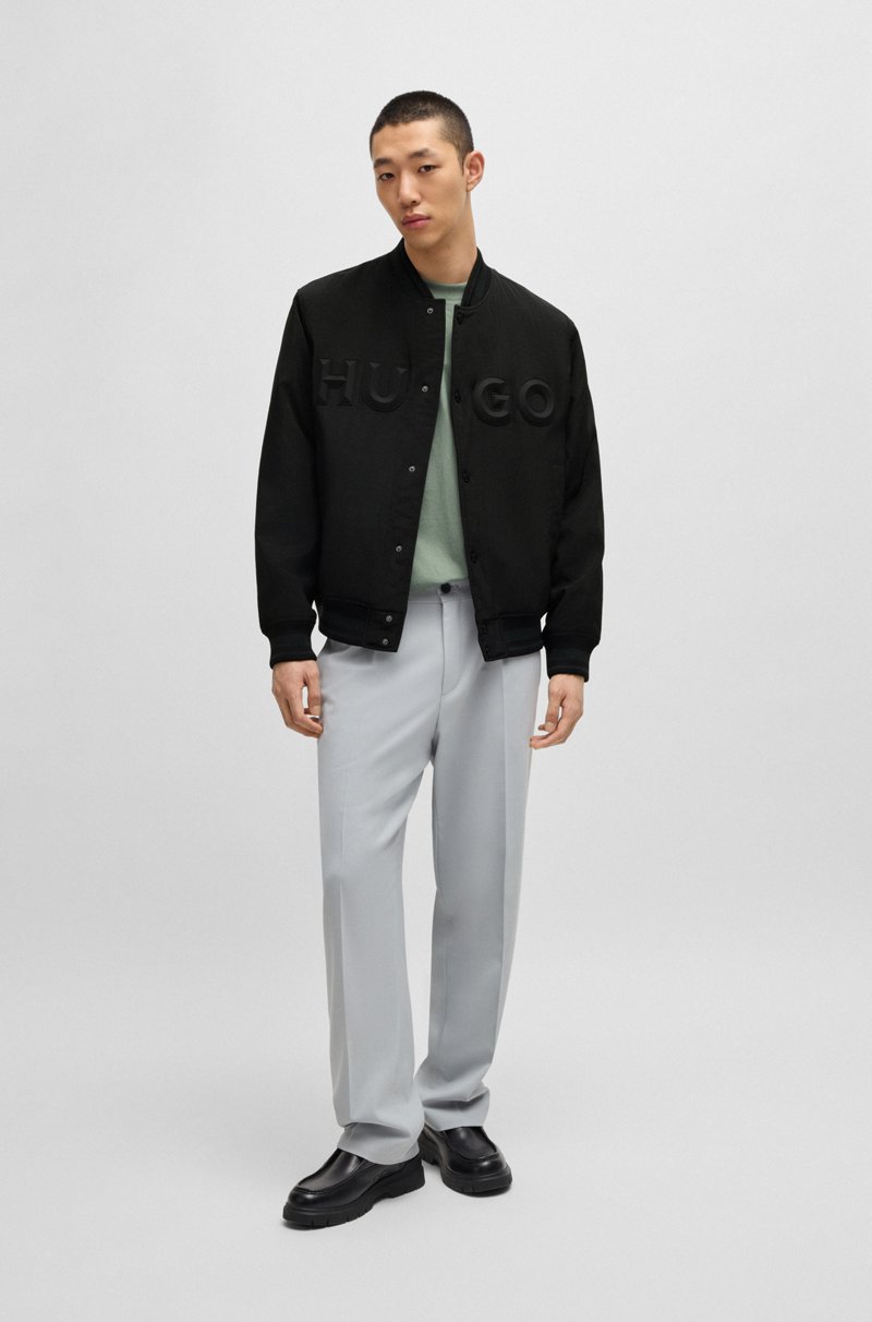 Hugo Boss Cazadora Bomber Repelente Al Agua Con Logo De Goma