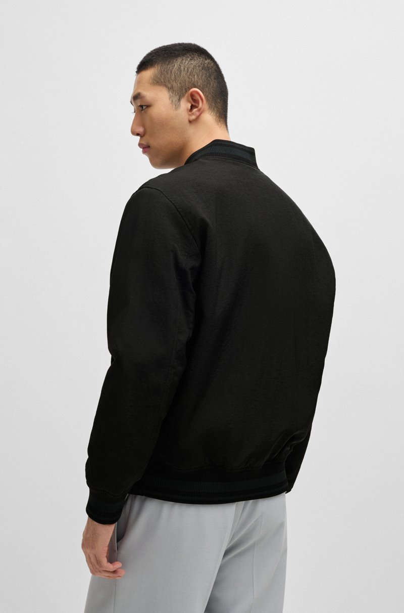 Hugo Boss Cazadora Bomber Repelente Al Agua Con Logo De Goma