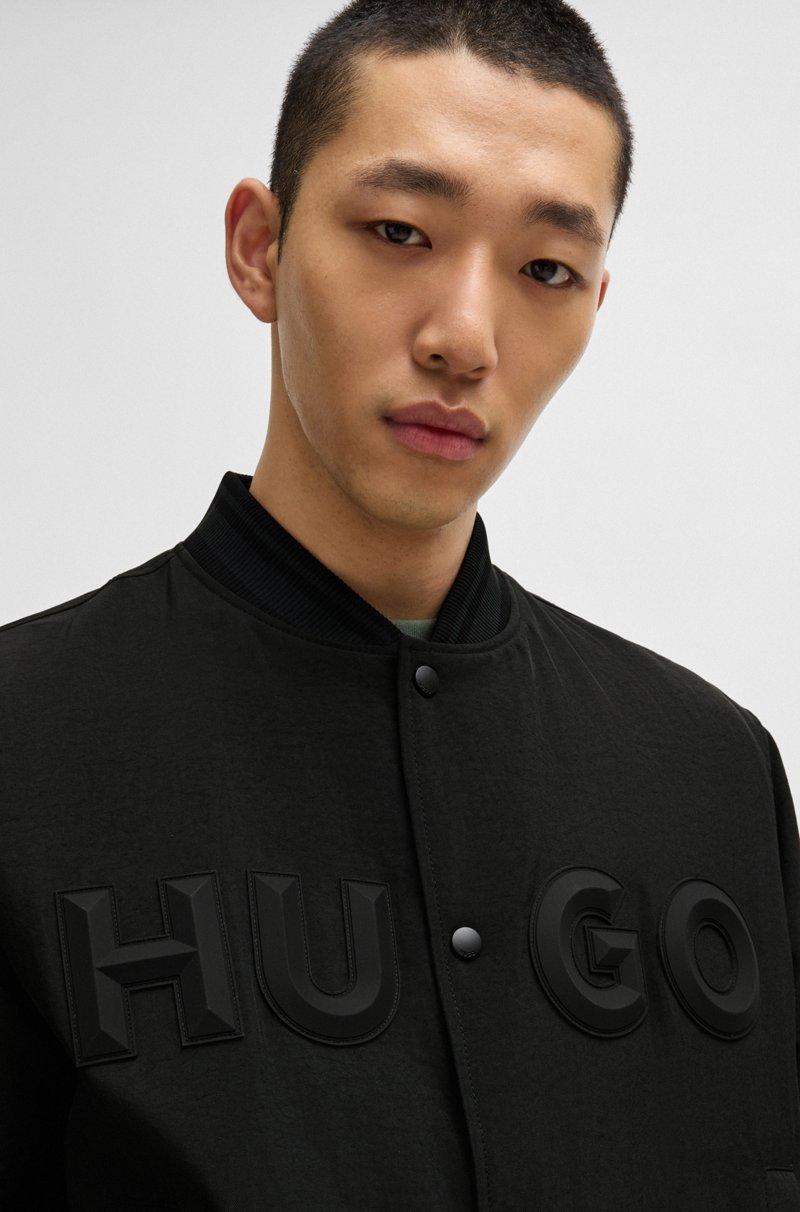 Hugo Boss Cazadora Bomber Repelente Al Agua Con Logo De Goma