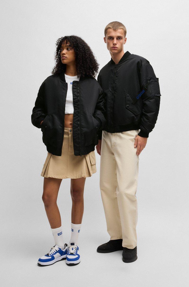 Hugo Boss Cazadora bomber repelente al agua con tirador de cremallera de la marca