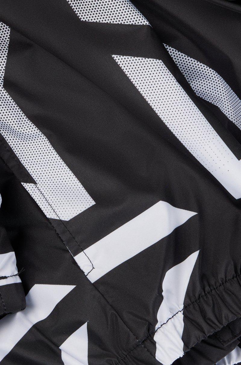 Hugo Boss Cazadora Cortavientos Con Capucha Para Niños Con Ilustración En Degradado