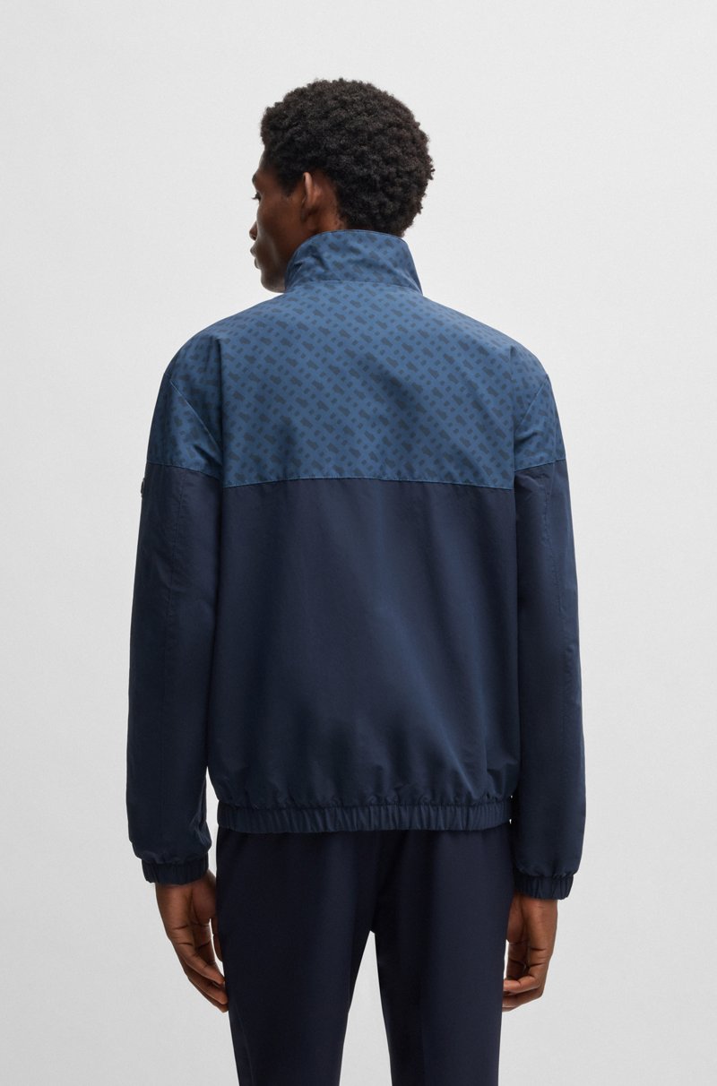 Hugo Boss Cazadora Repelente Al Agua Con Motivo De Monogramas