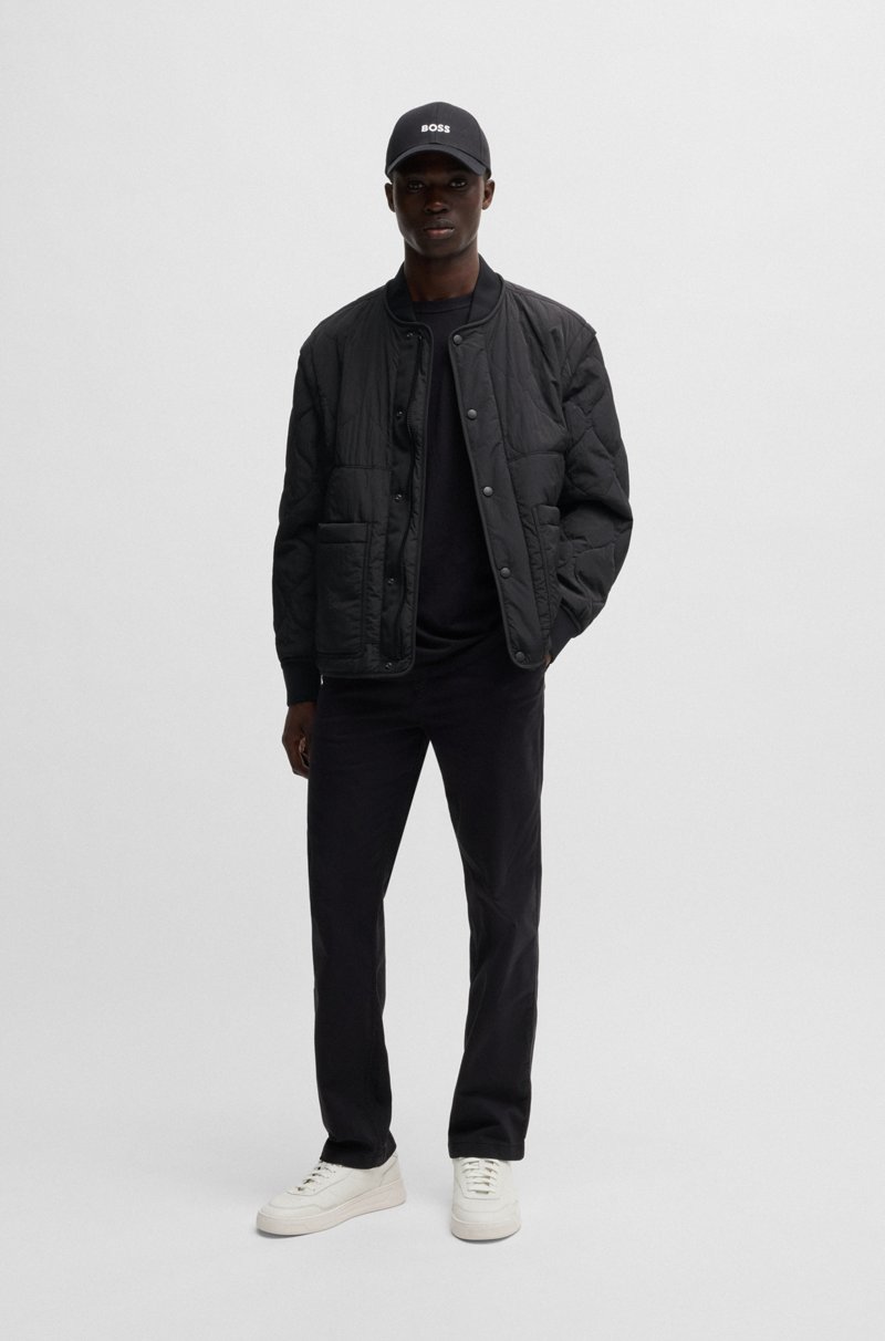 Hugo Boss Cazadora Repelente Al Agua De Tejido Arrugado