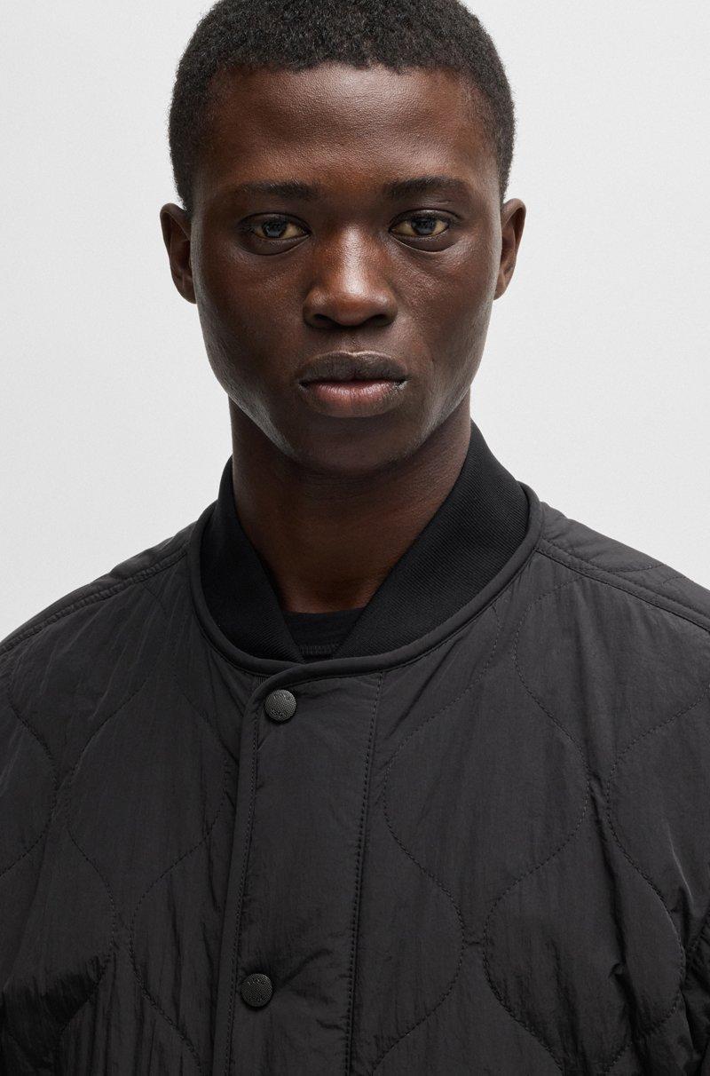 Hugo Boss Cazadora Repelente Al Agua De Tejido Arrugado