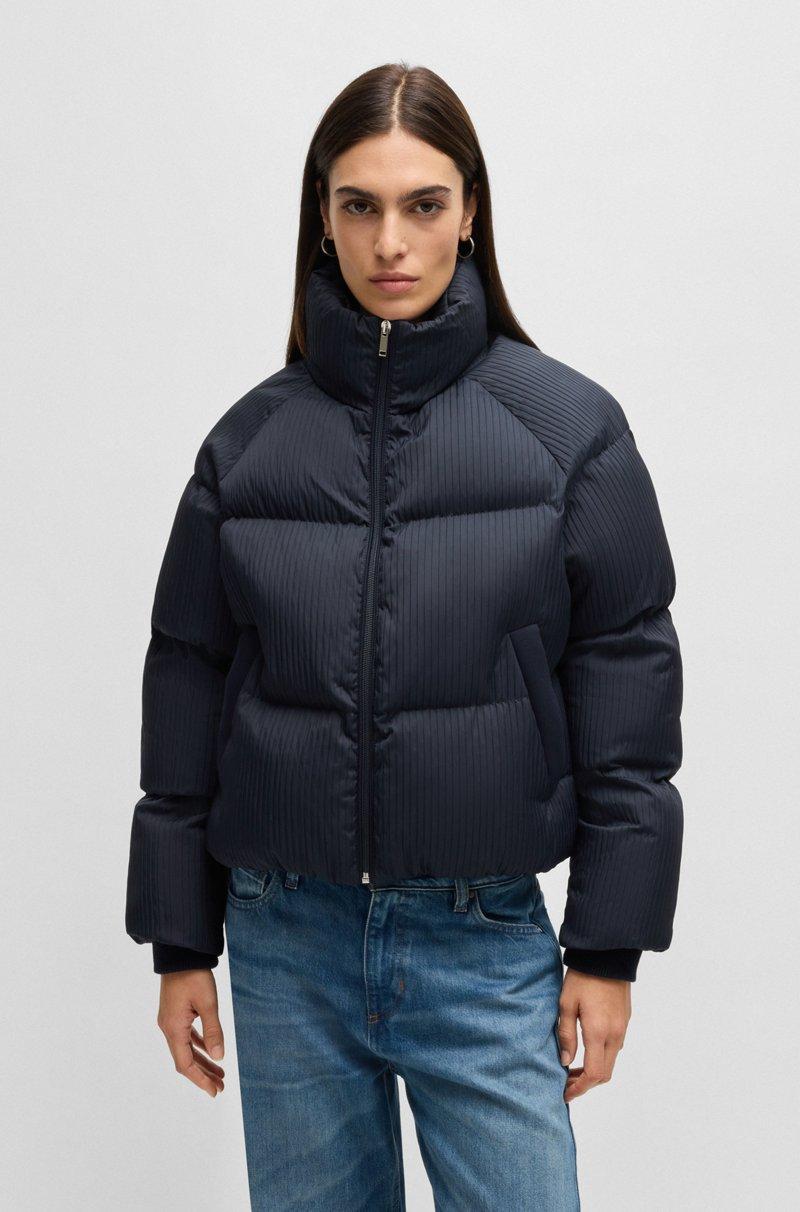 Hugo Boss Cazadora repelente al agua de tejido con efecto de pana