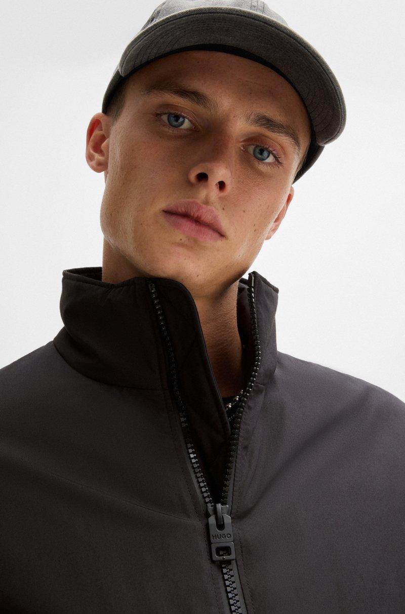 Hugo Boss Cazadora Repelente Al Agua De Tejido Mate