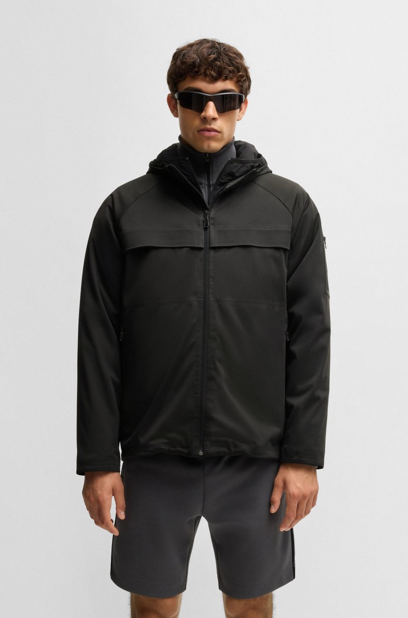 Hugo Boss Cazadora tres en uno de tejido ligero repelente al agua