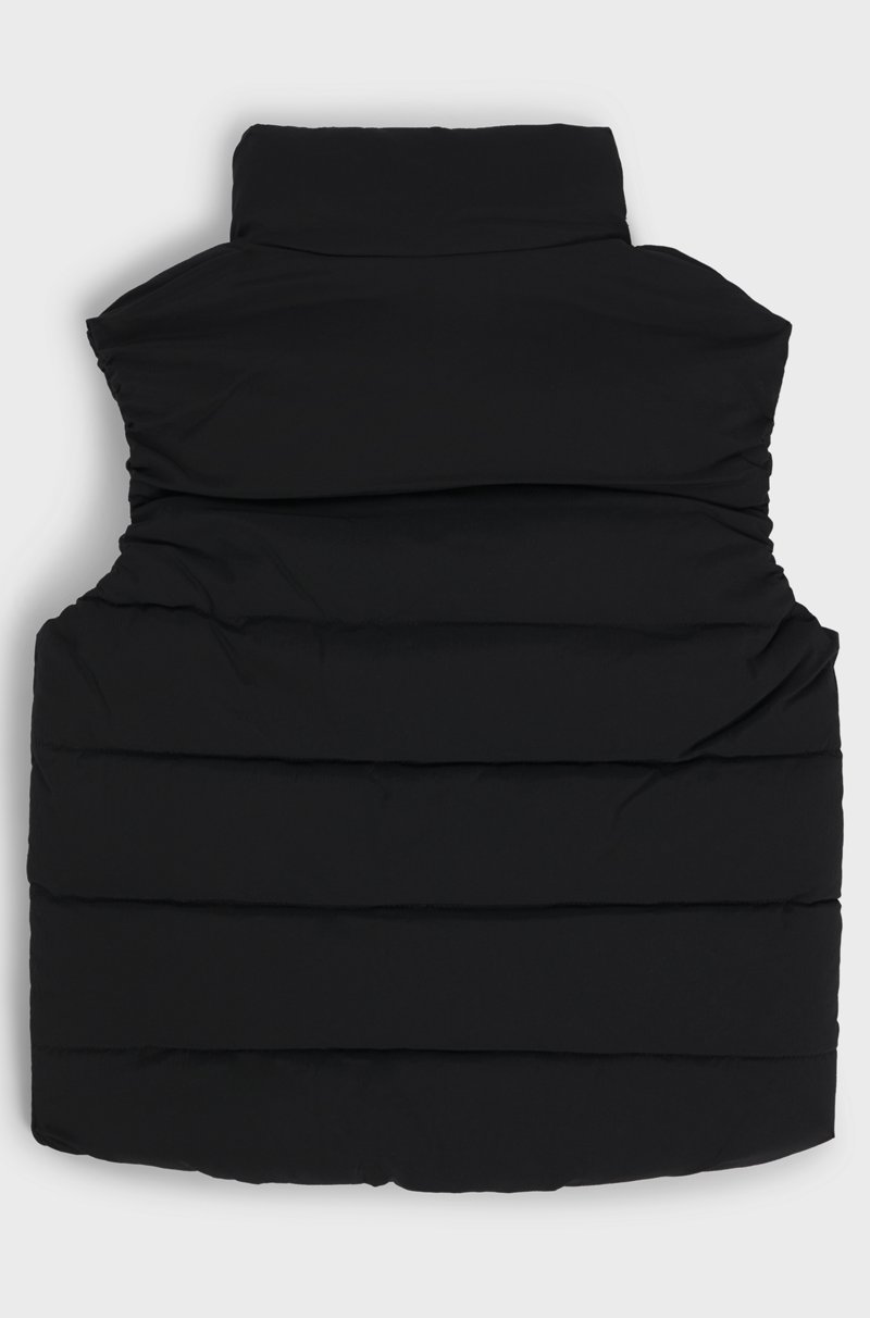 Hugo Boss Chaleco Acolchado Para Niños Con Etiqueta Con Logo Roja