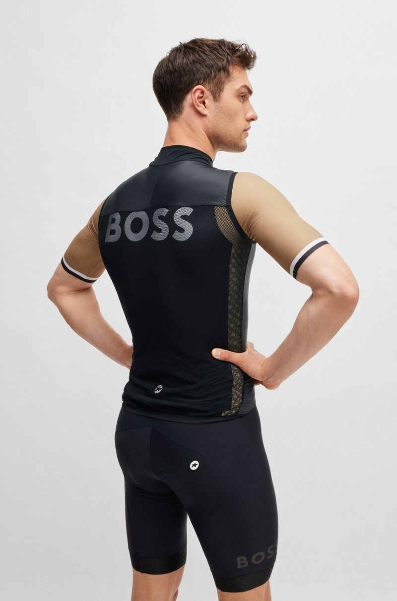 Hugo Boss Chaleco Cortavientos Plegable BOSS X ASSOS Con Espalda De Malla Transpirable