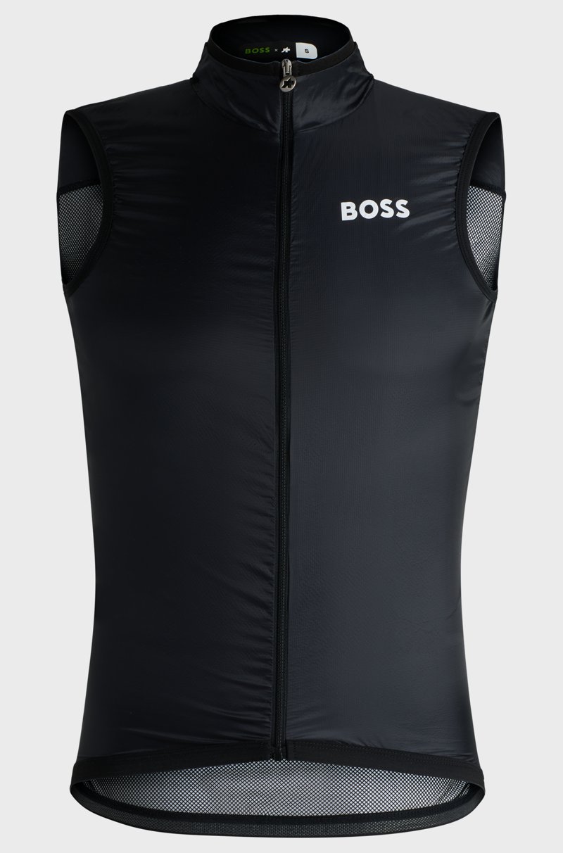 Hugo Boss Chaleco cortavientos plegable BOSS x ASSOS con espalda de malla transpirable