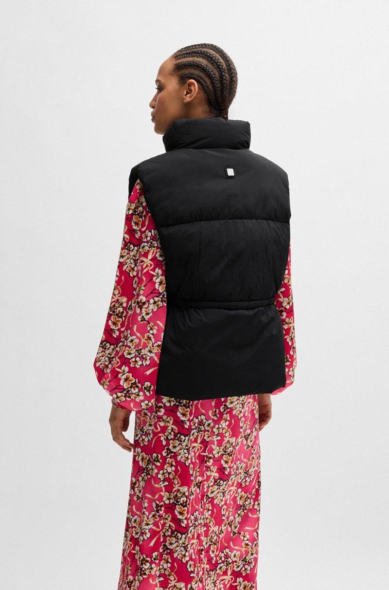 Hugo Boss Chaleco Relaxed Fit Repelente Al Agua Con Logo Apilado