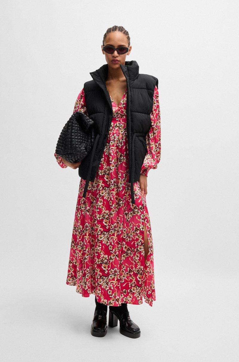 Hugo Boss Chaleco Relaxed Fit Repelente Al Agua Con Logo Apilado