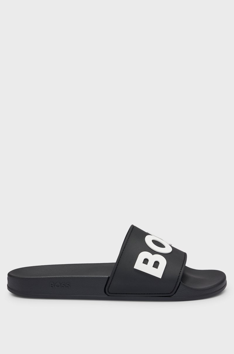 Hugo Boss Chanclas Con Logo En Relieve Fabricadas En Italia