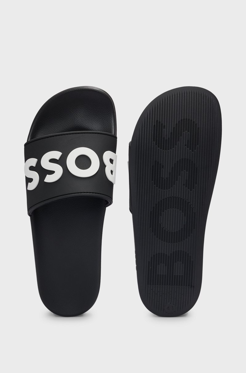 Hugo Boss Chanclas Con Logo En Relieve Fabricadas En Italia