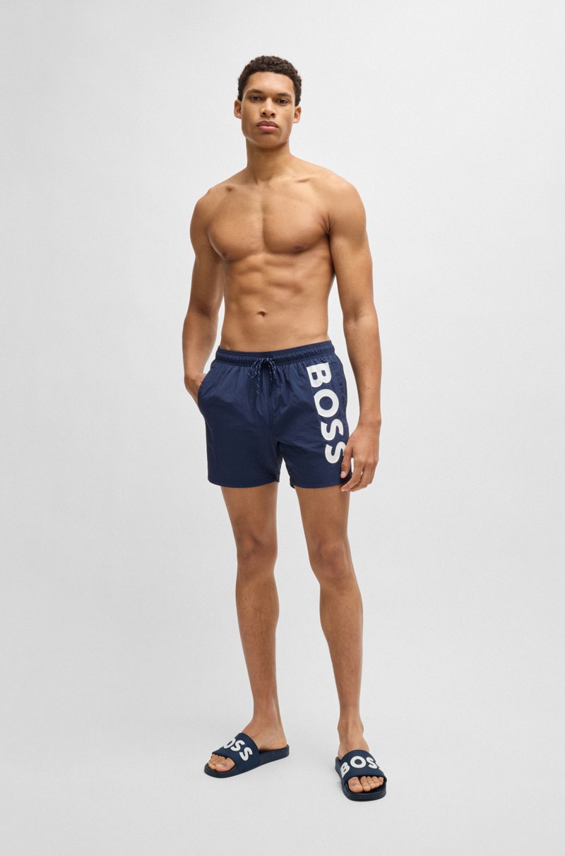 Hugo Boss Chanclas Con Logo En Relieve Fabricadas En Italia