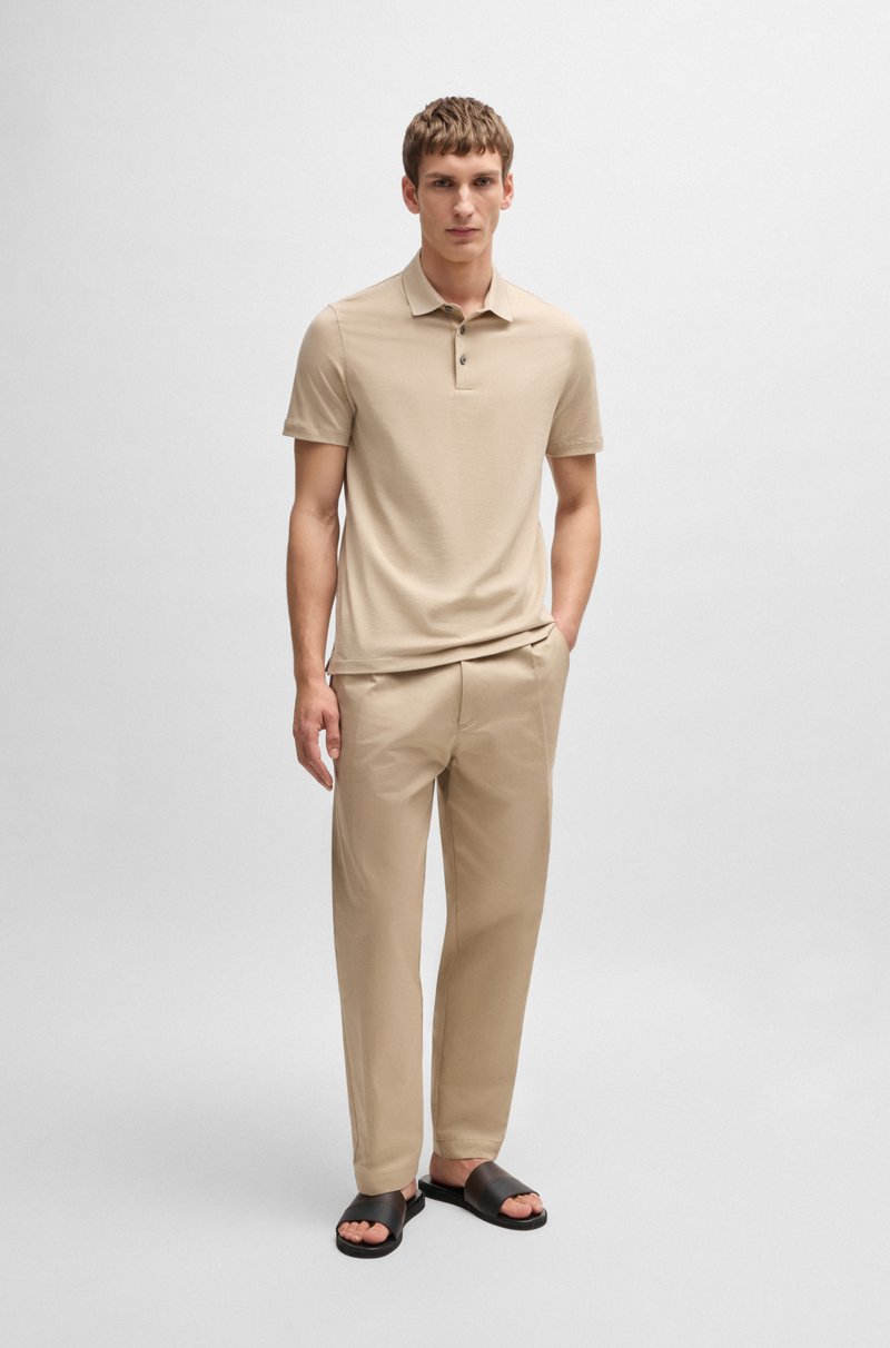 Hugo Boss Chanclas De Piel Sintética Con Tira En Dos Tonos