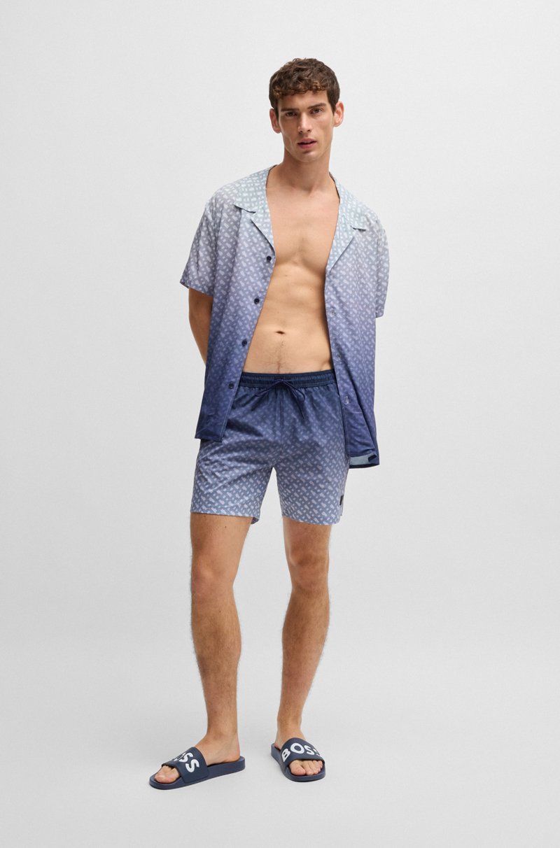 Hugo Boss Chanclas Fabricadas En Italia Con Detalle De Logo Grande