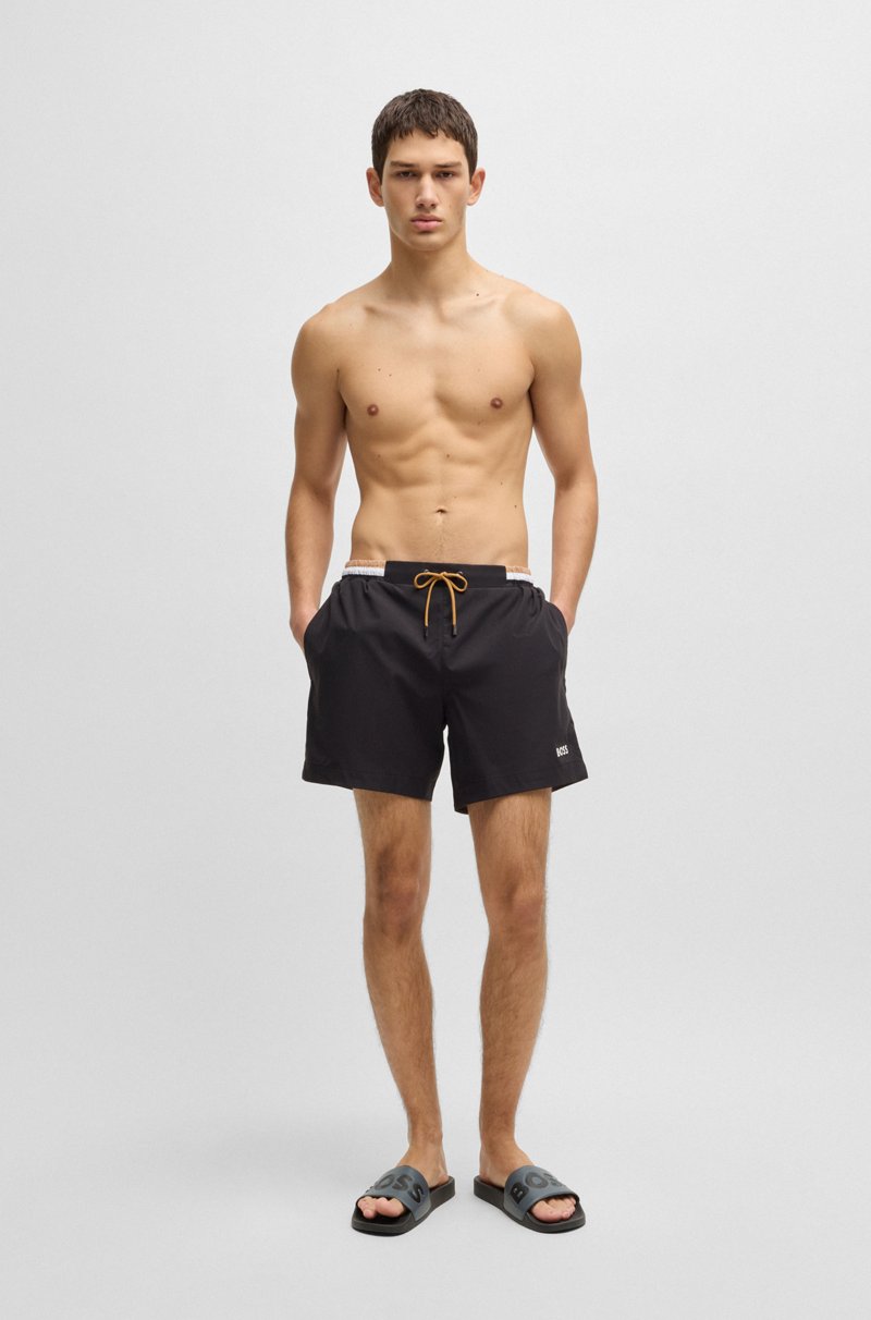 Hugo Boss Chanclas Fabricadas En Italia Con Detalle De Logo Grande