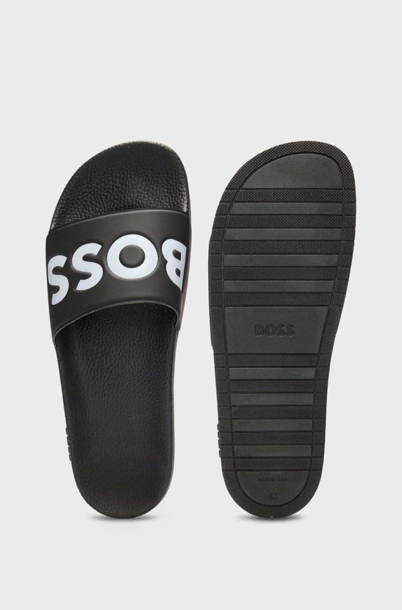 Hugo Boss Chanclas Fabricadas En Italia Con Detalle De Logo Grande