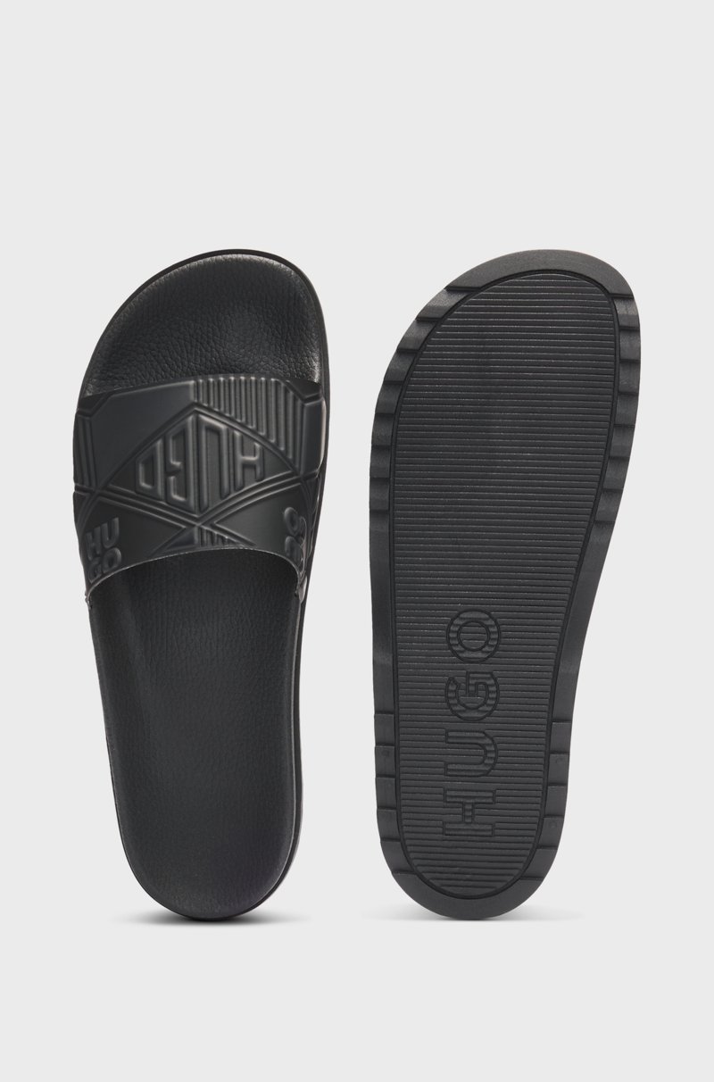 Hugo Boss Chanclas Hechas En Italia Con Diferentes Logos