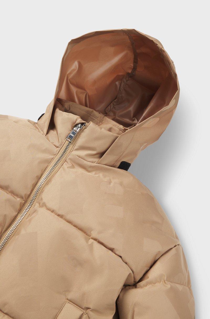 Hugo Boss Chaqueta Acolchada Para Niños Adornada Con Monogramas