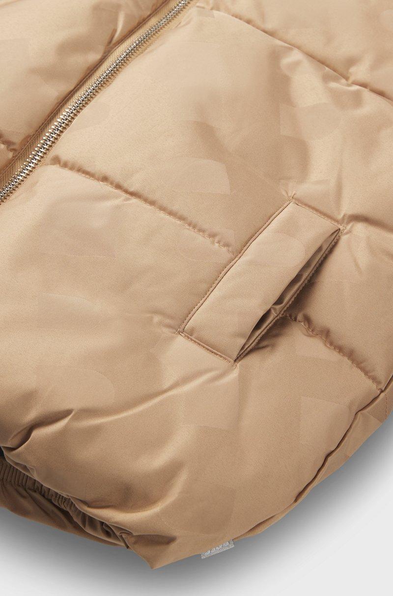 Hugo Boss Chaqueta Acolchada Para Niños Adornada Con Monogramas