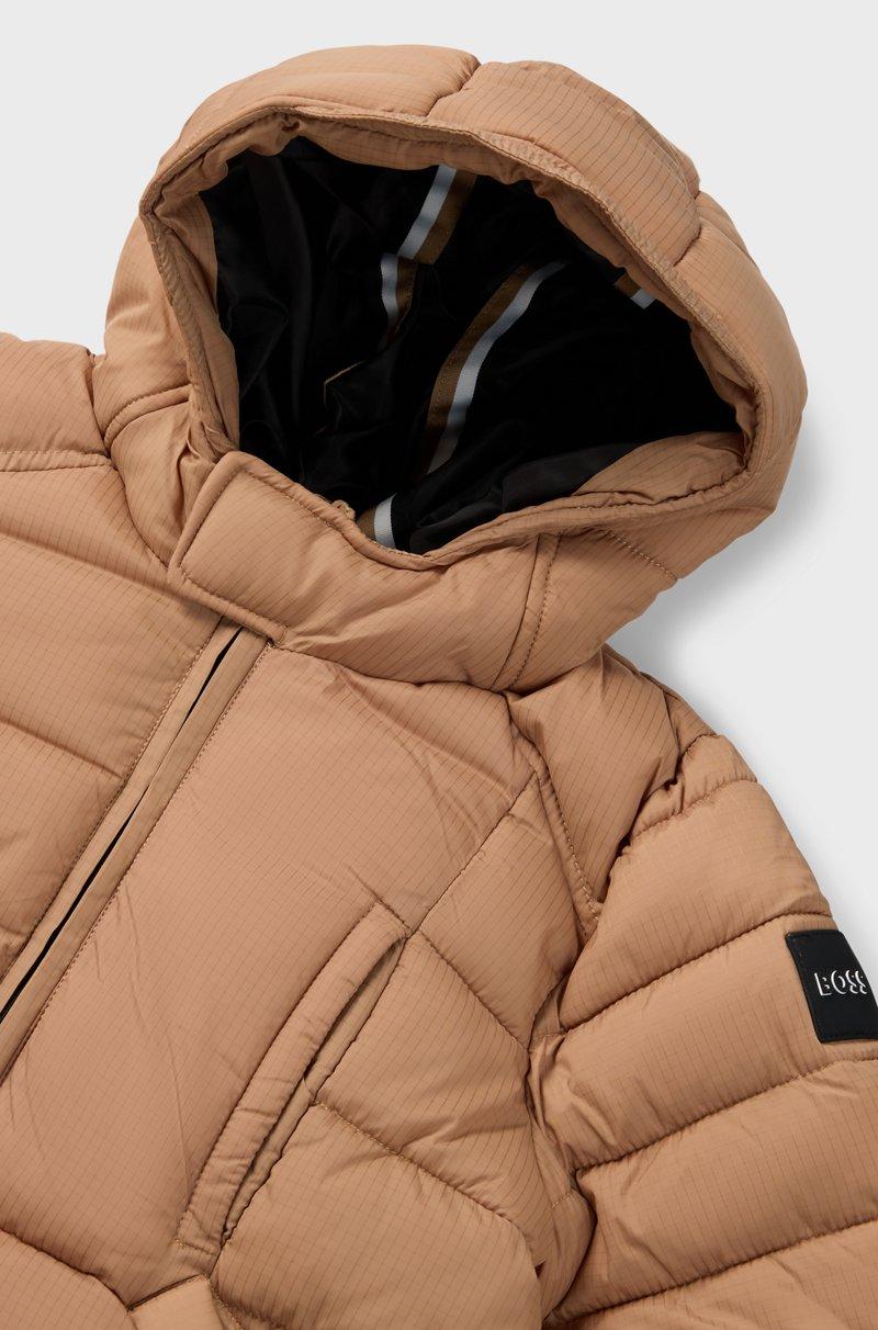 Hugo Boss Chaqueta Acolchada Para Niños Con Insignia De Logo De Efecto Goma