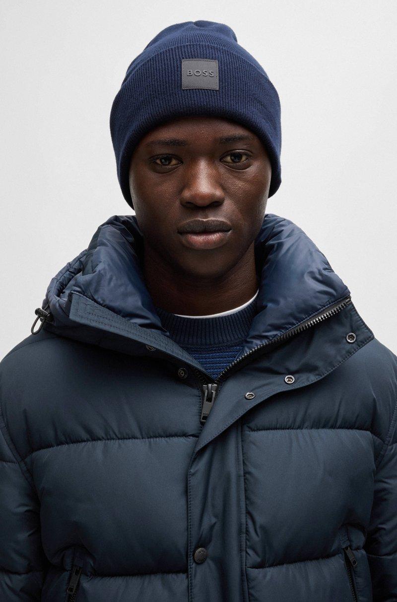 Hugo Boss Chaqueta Acolchada Regular Fit En Tejido Repelente Al Agua