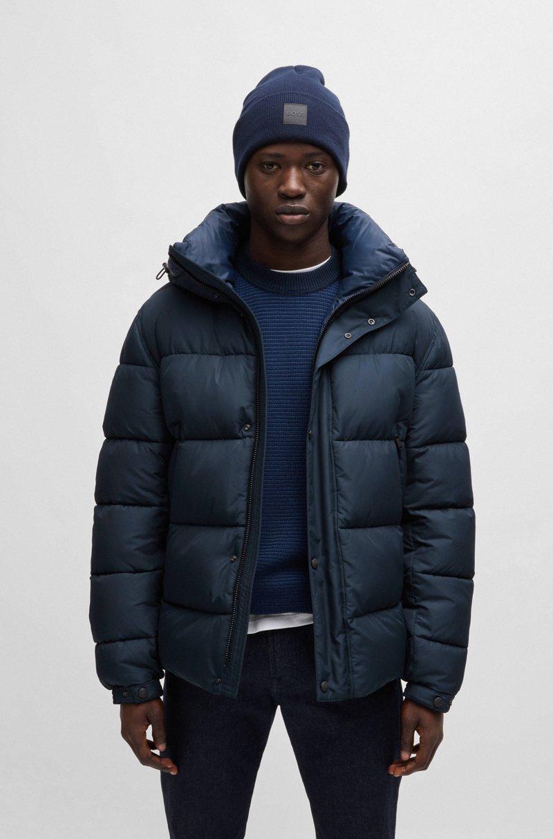 Hugo Boss Chaqueta acolchada regular fit en tejido repelente al agua
